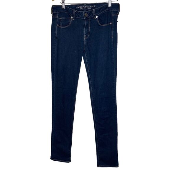 American Eagle skinny jeans size 8 X-long - Picture 1 of 6